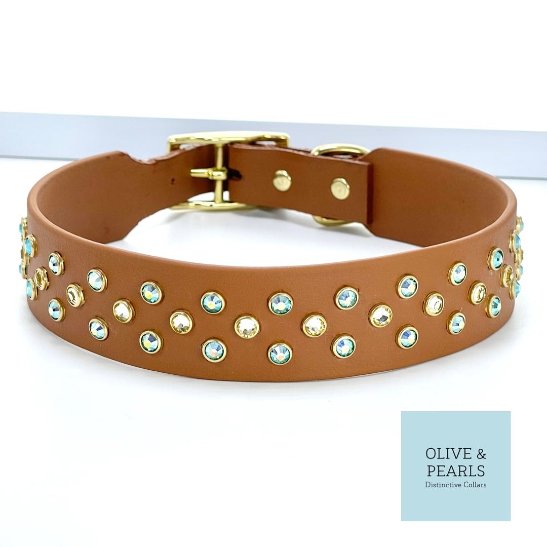Ready To Ship Pearl Collars, Embellished Pet Bowls, & Leads