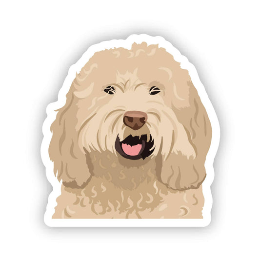 Labradoodle Dog Vinyl Sticker