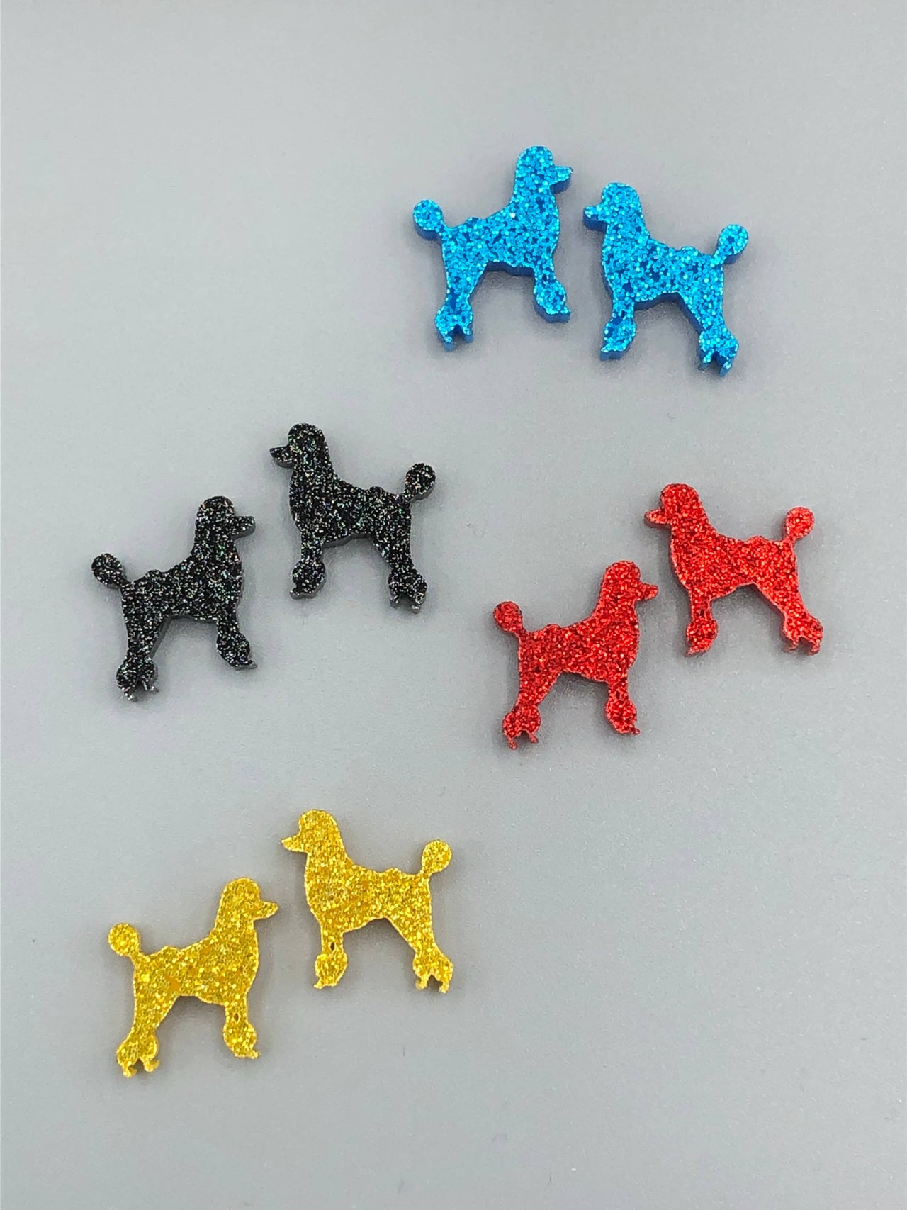 Poodle Earrings