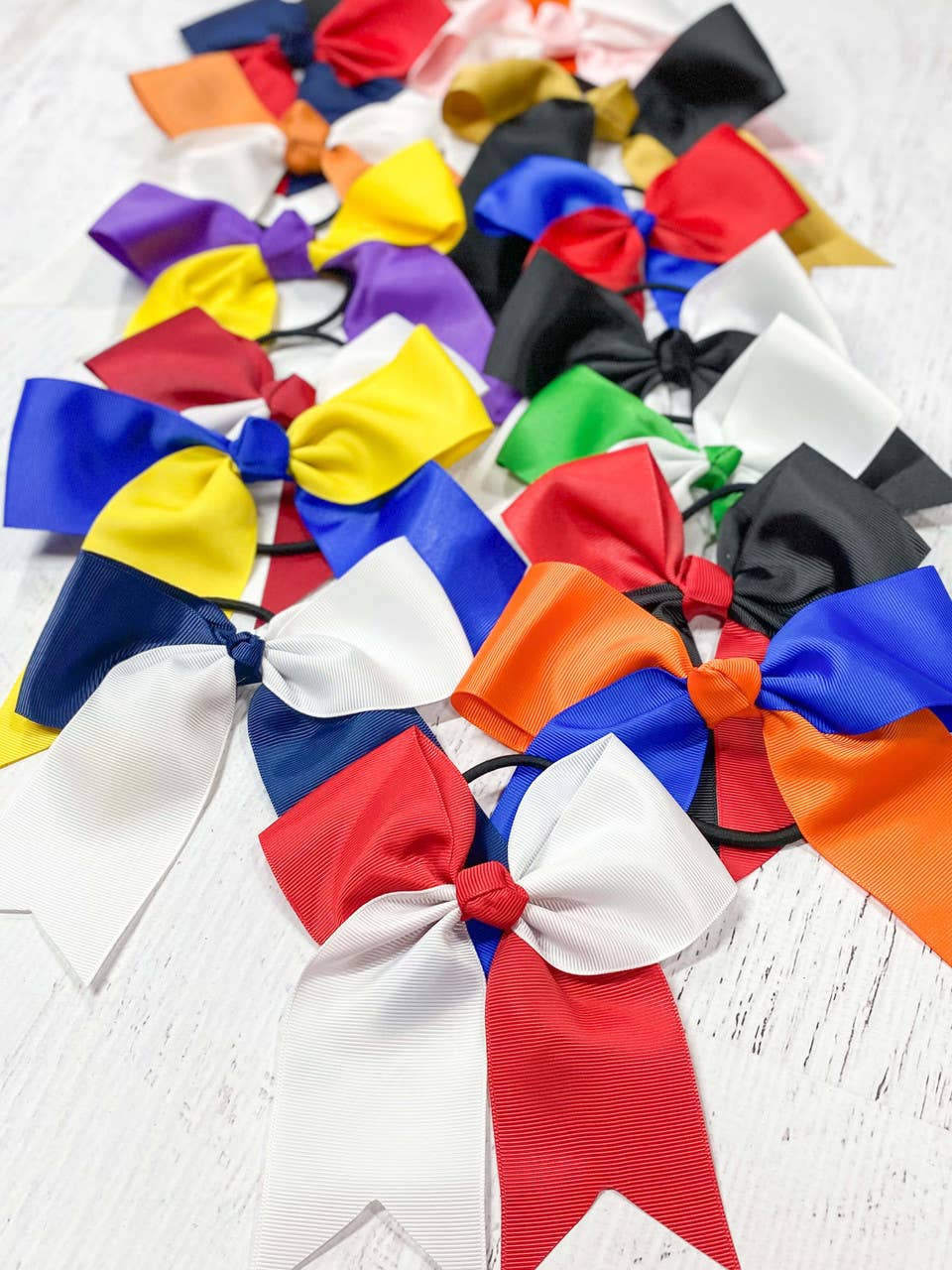 School Spirit Cheer Bows