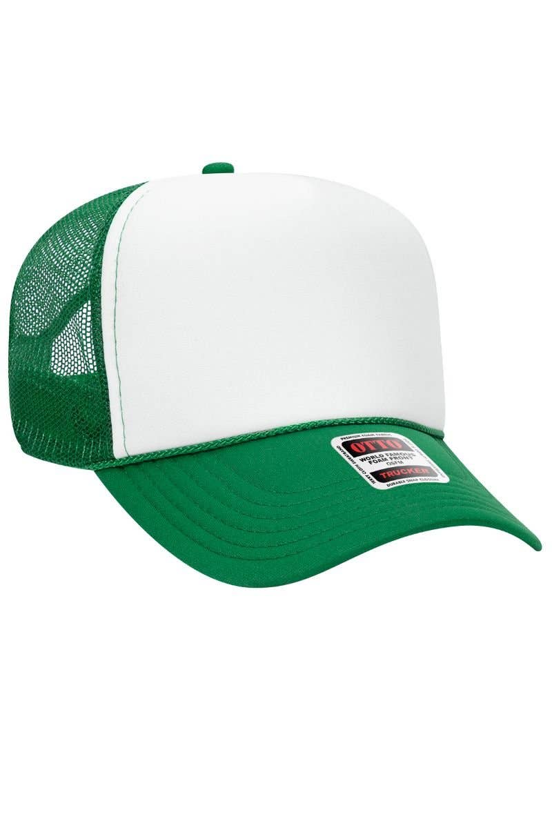 OTTO Kelly with White Foam Front Mid Profile Trucker Hat