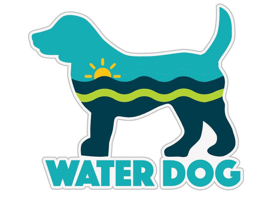 Water Dog Sticker