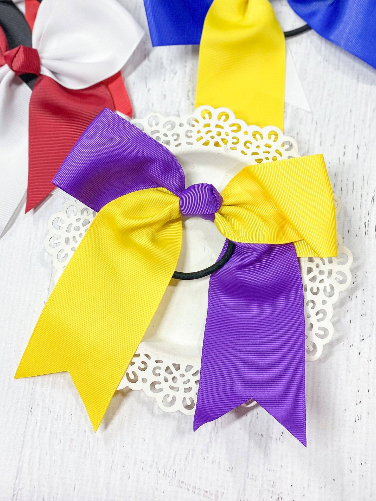 School Spirit Cheer Bows