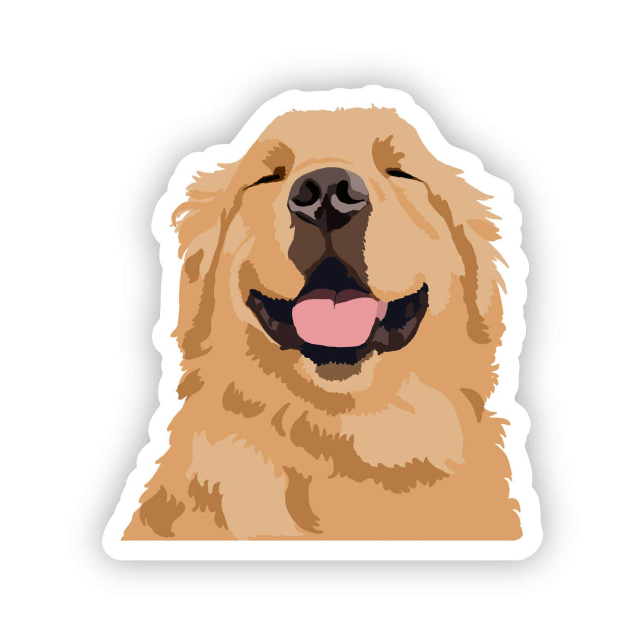 Golden Retriever Dog Vinyl Sticker
