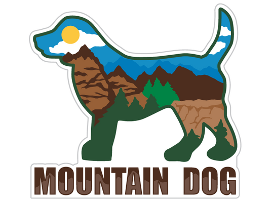 Mountain Dog Sticker