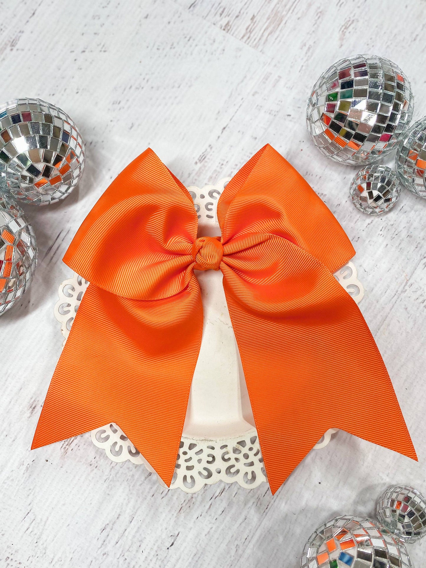 6" Cheer Bow - Alligator Clip - 15 Colors - Dance Team Bows