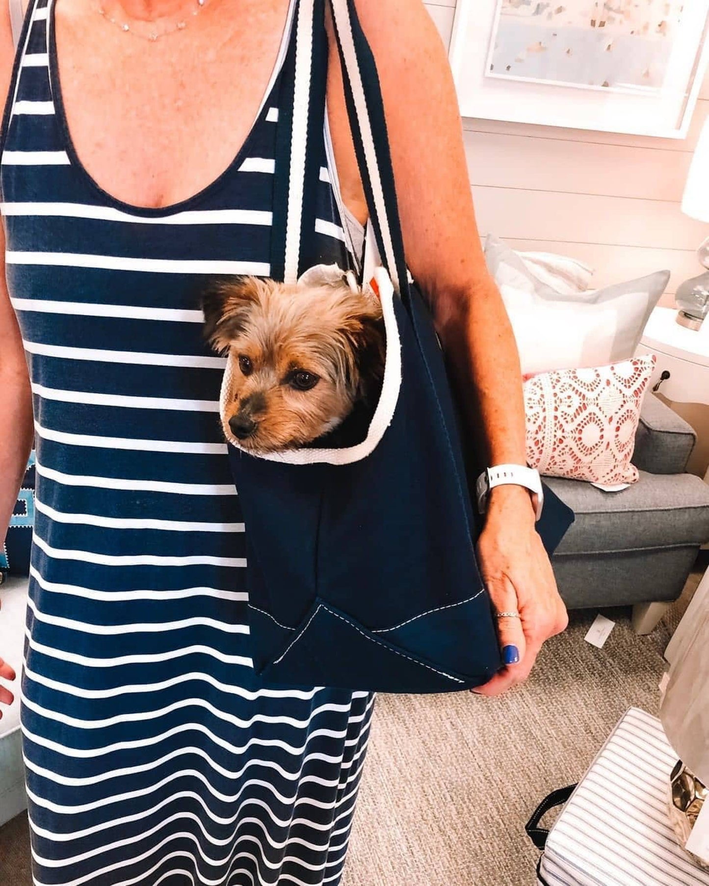 Pet Carrier Canvas Shoulder Tote Bag