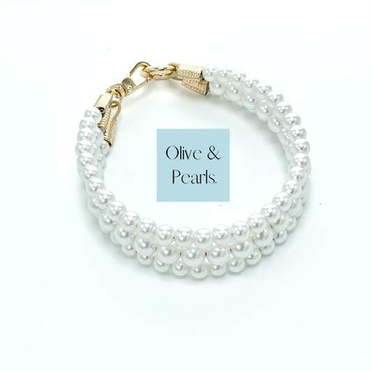 The "Little Dena" Pearl Dog Collar