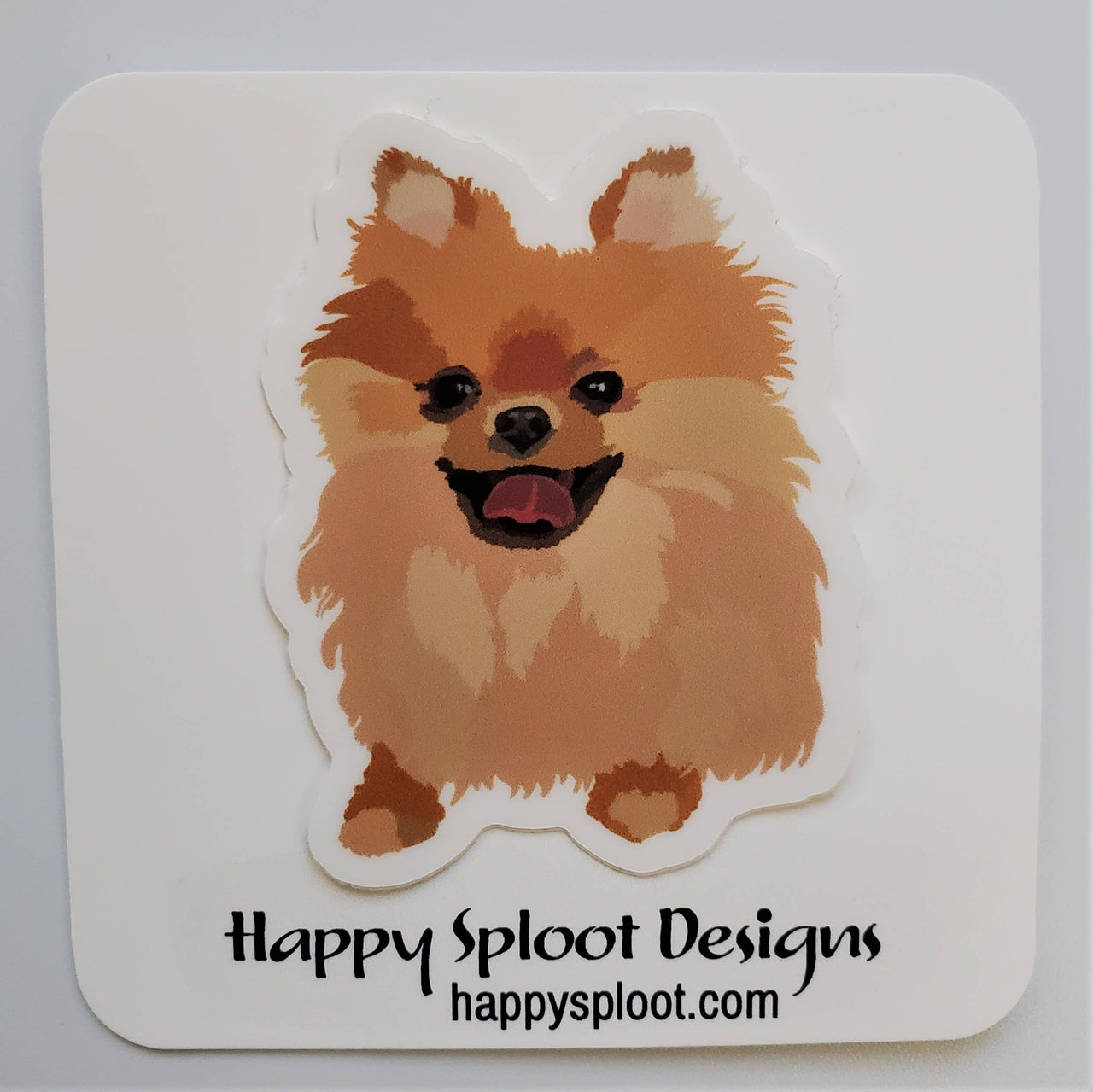 Pomeranian Dog Vinyl Sticker