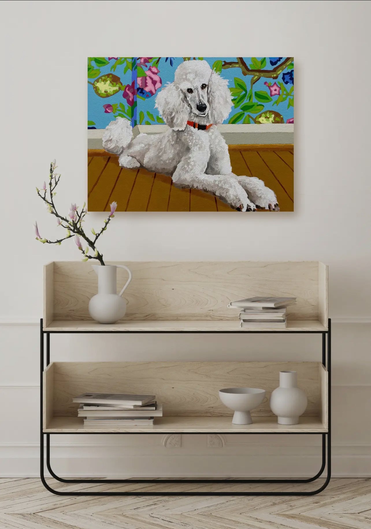 Dog Tales-Wanda Stretched Canvas