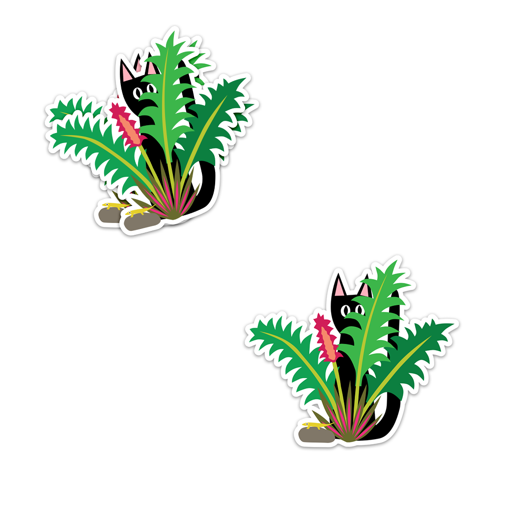 TropiCat Sticker