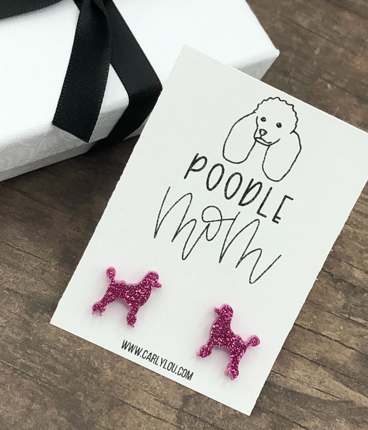 Poodle Earrings