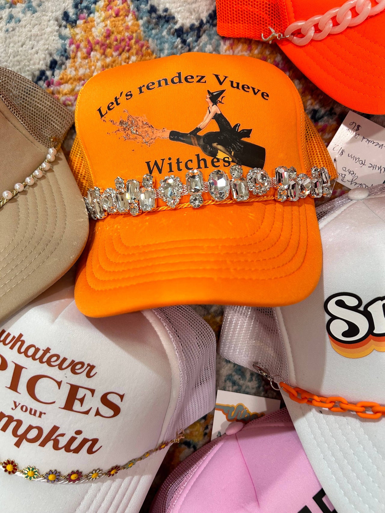Jumbo Rhinestone Trucker Chain