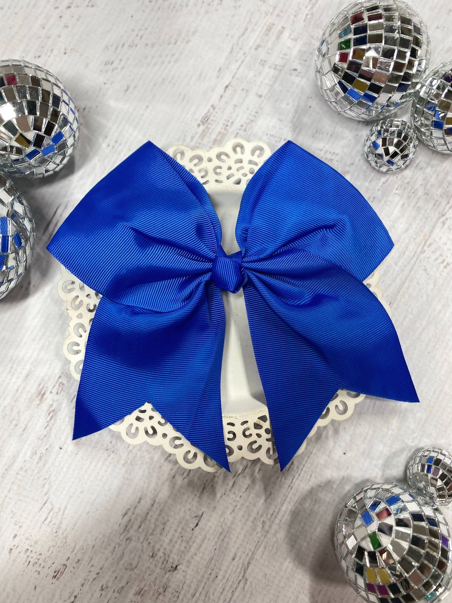 6" Cheer Bow - Alligator Clip - 15 Colors - Dance Team Bows