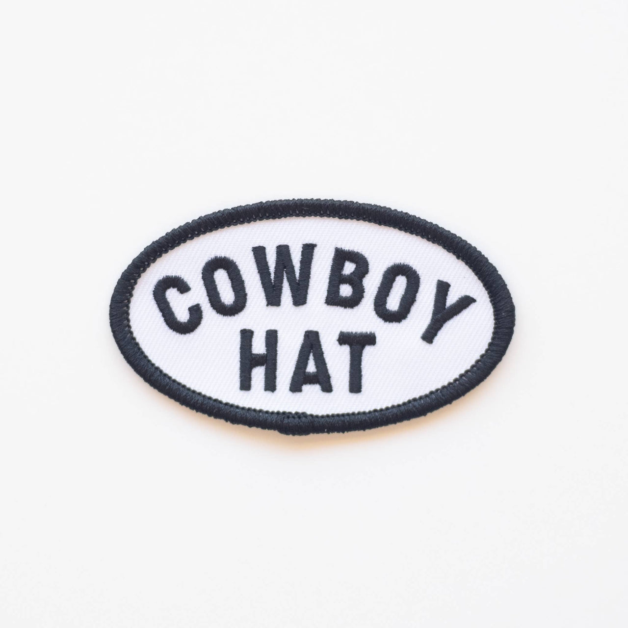Cowboy Hat Embroidered Iron on Patch