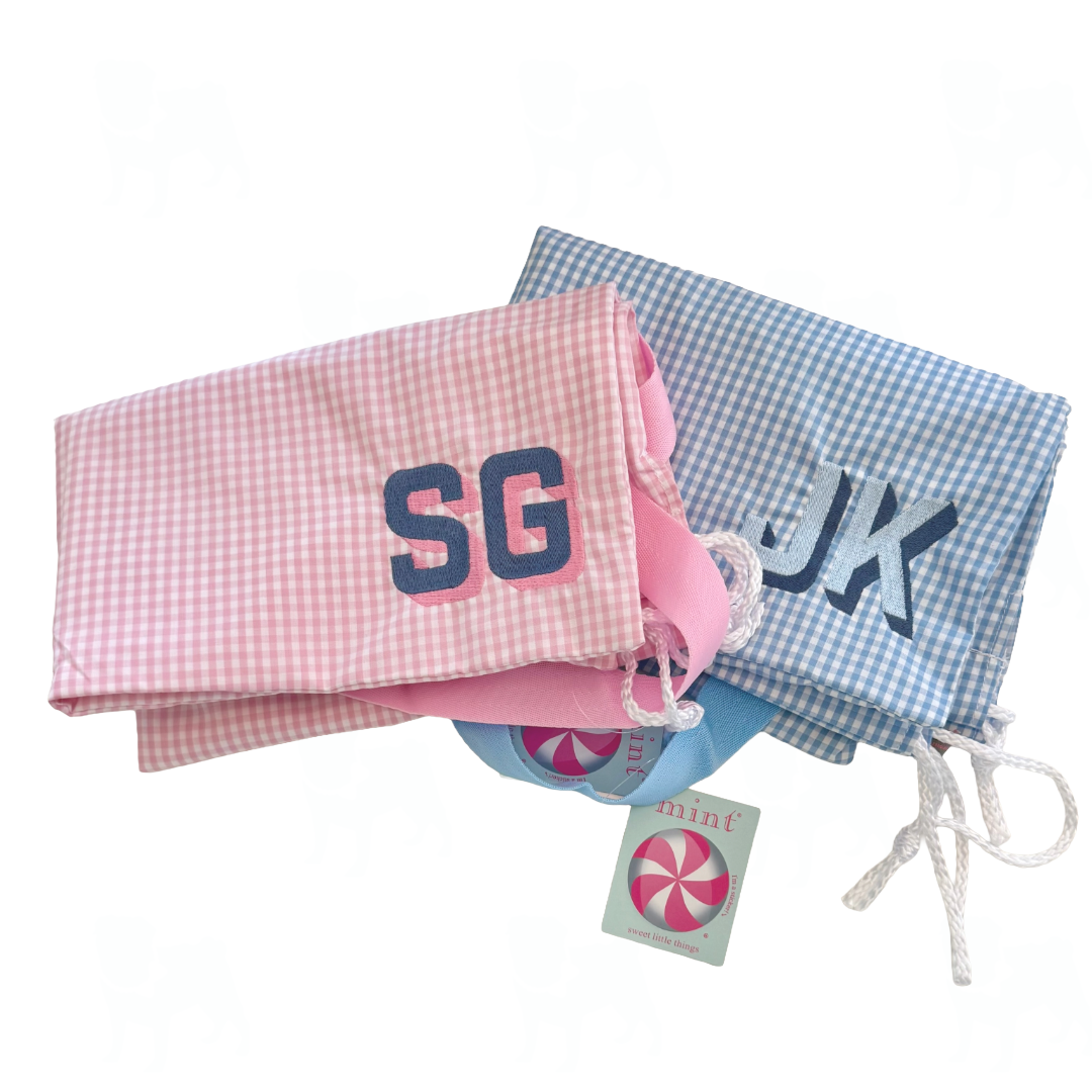 Baby Blue Gingham Hold All