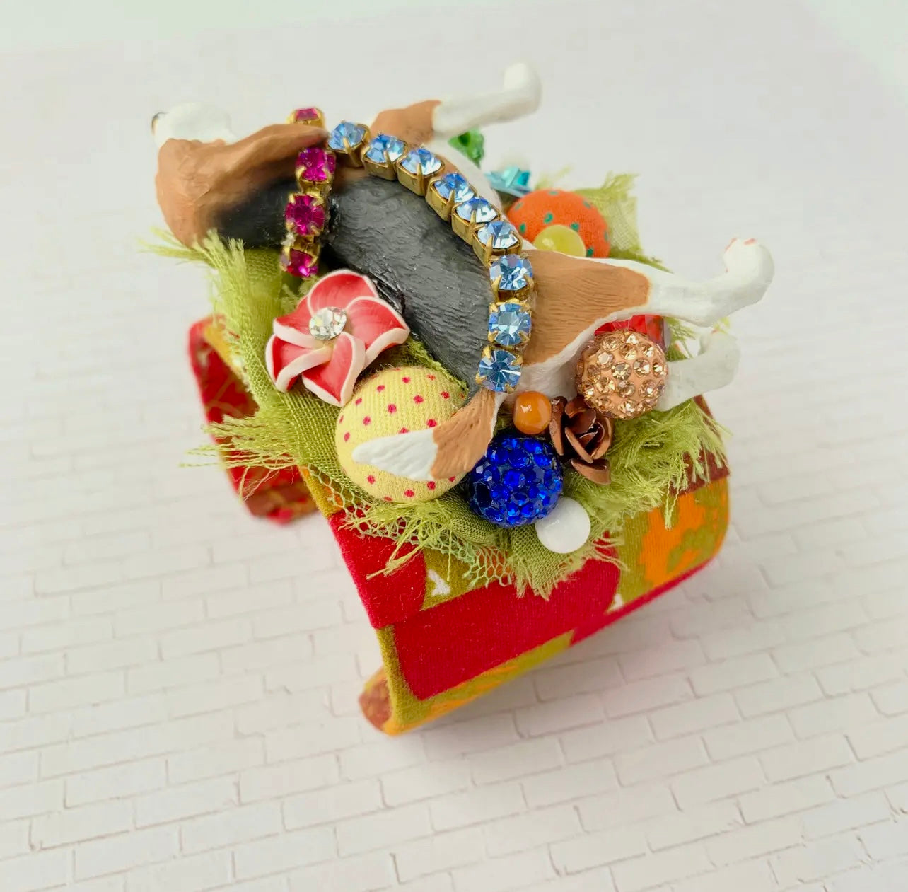 Beagle Collage Cuff Bracelet