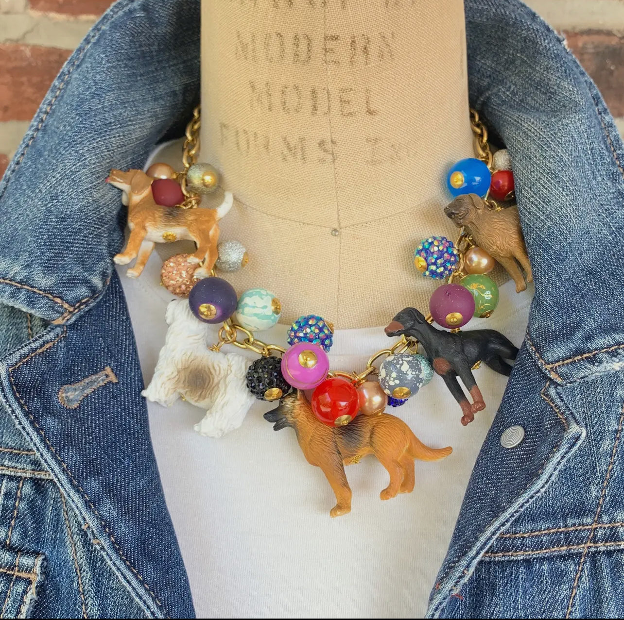 Must Love Dogs Charm Necklace