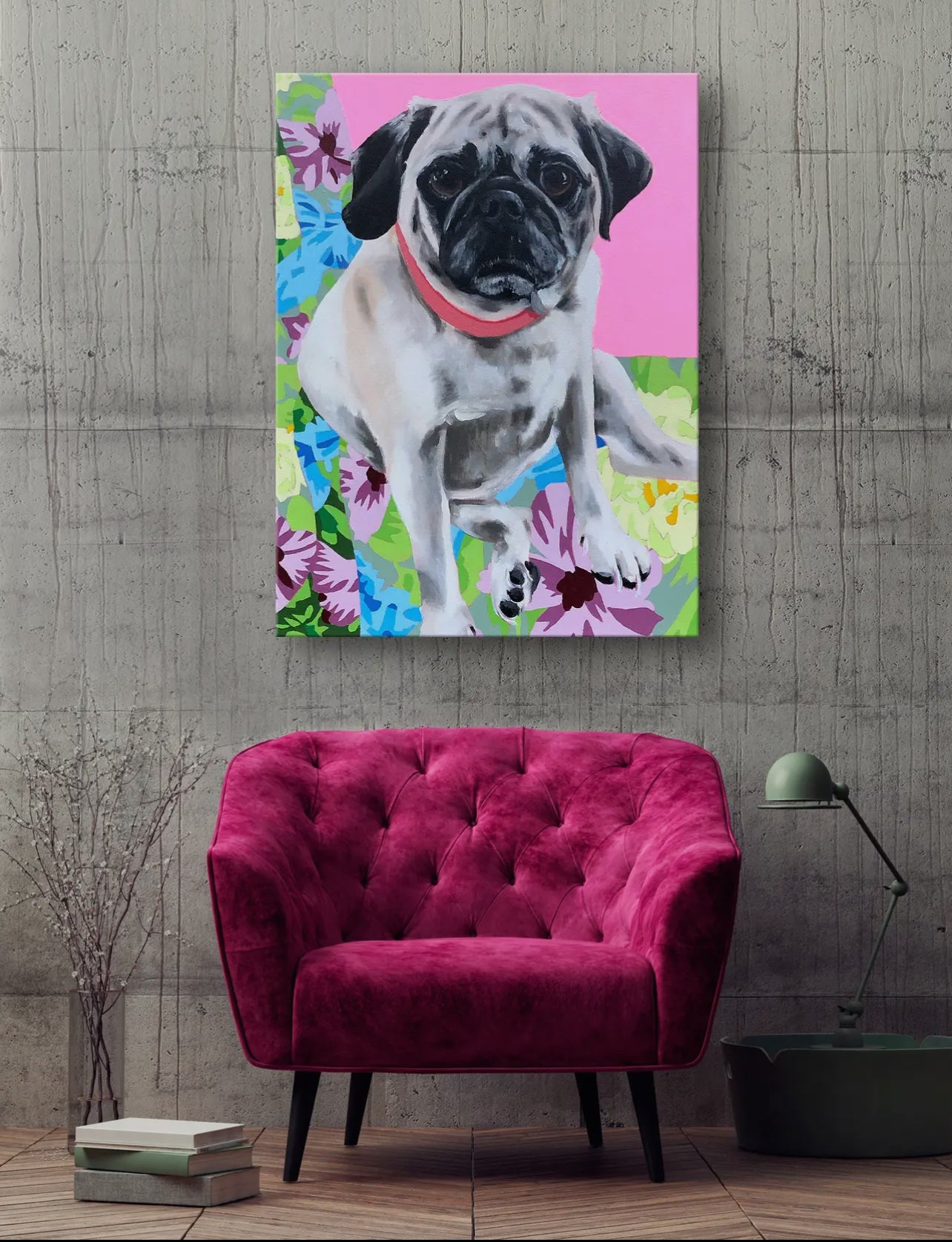 Dog Tales-Lucy Stretched Canvas