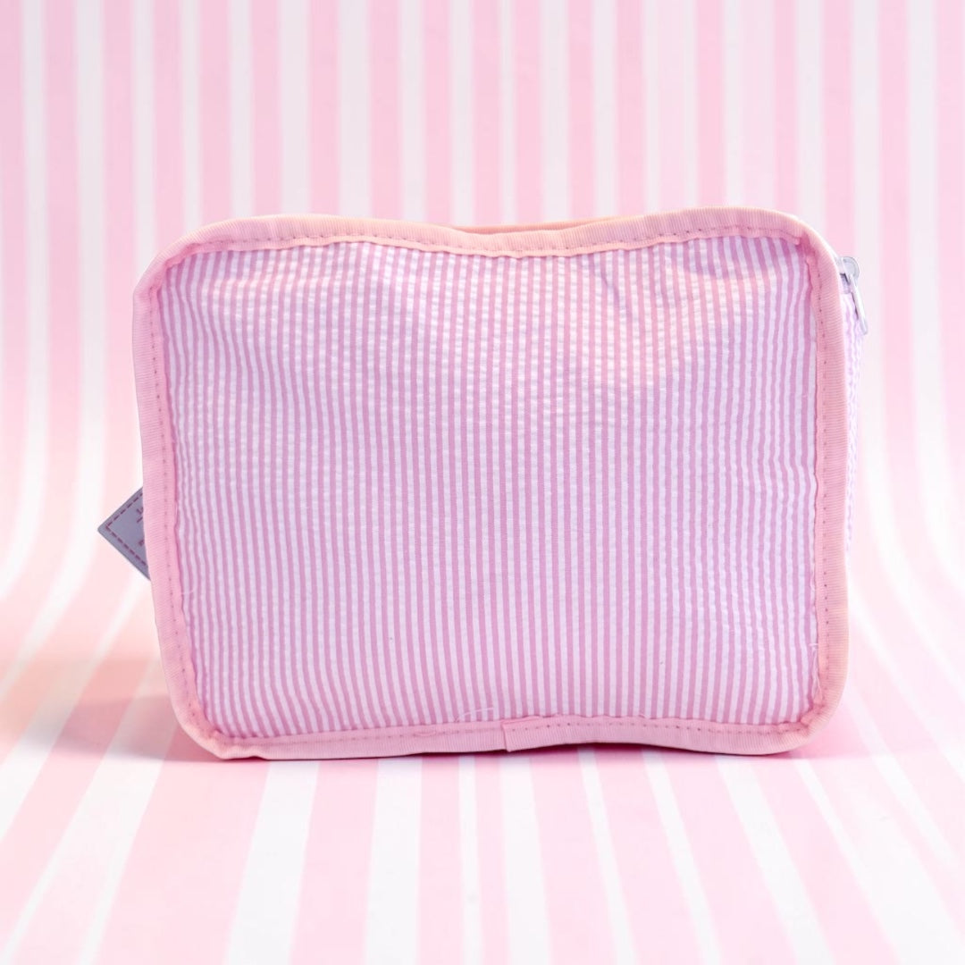 Pink Seersucker Stacking Set