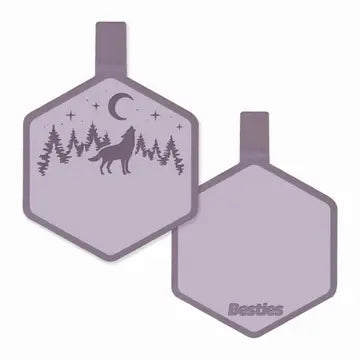 Besties Stay Wild Custom QR Code Pet ID Tag