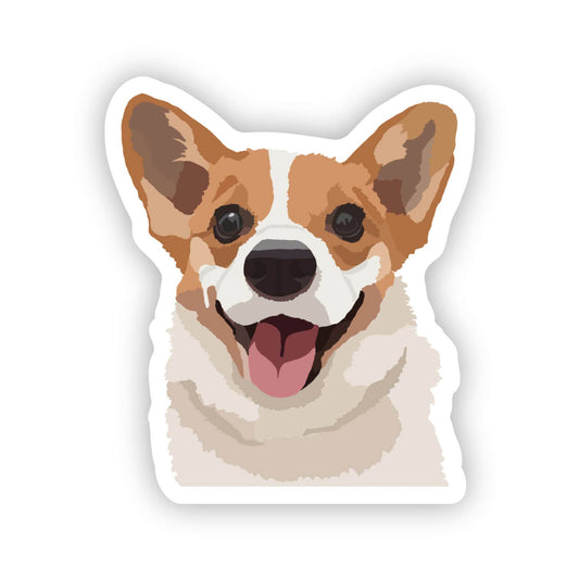 Pembroke Welsh Corgi Dog Vinyl Sticker