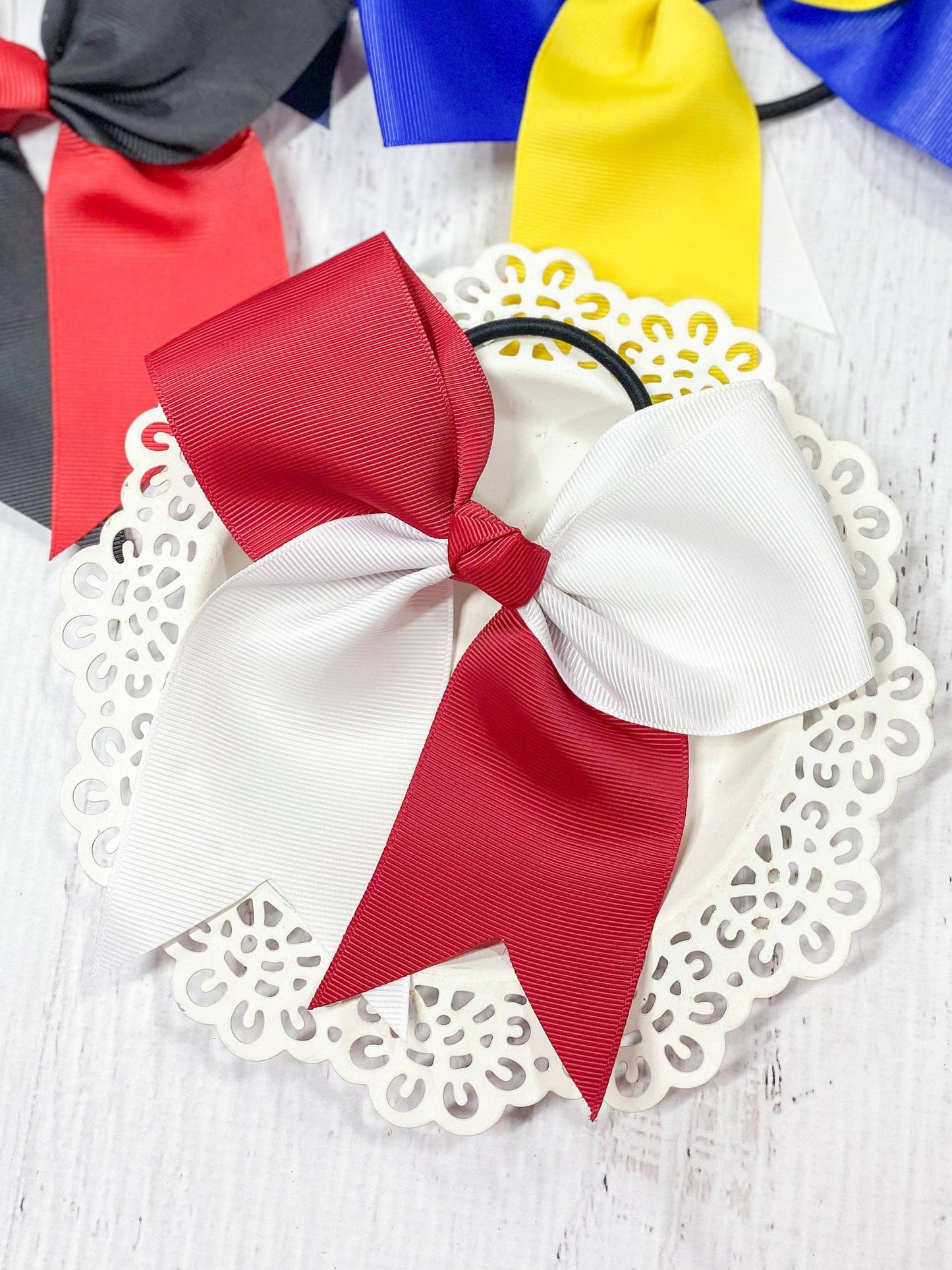 School Spirit Cheer Bows