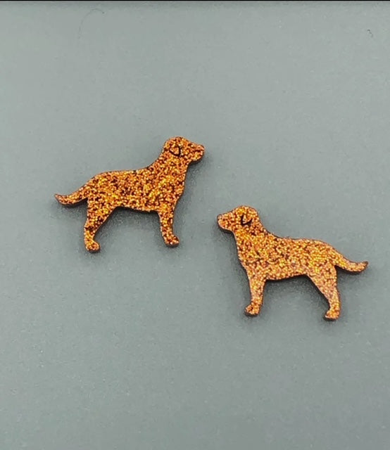 Chocolate Lab Earrings