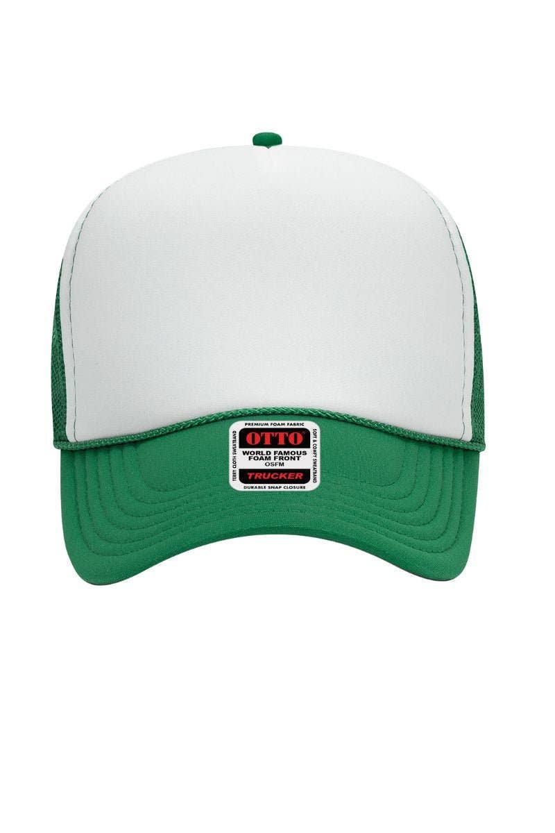 OTTO Kelly with White Foam Front Mid Profile Trucker Hat