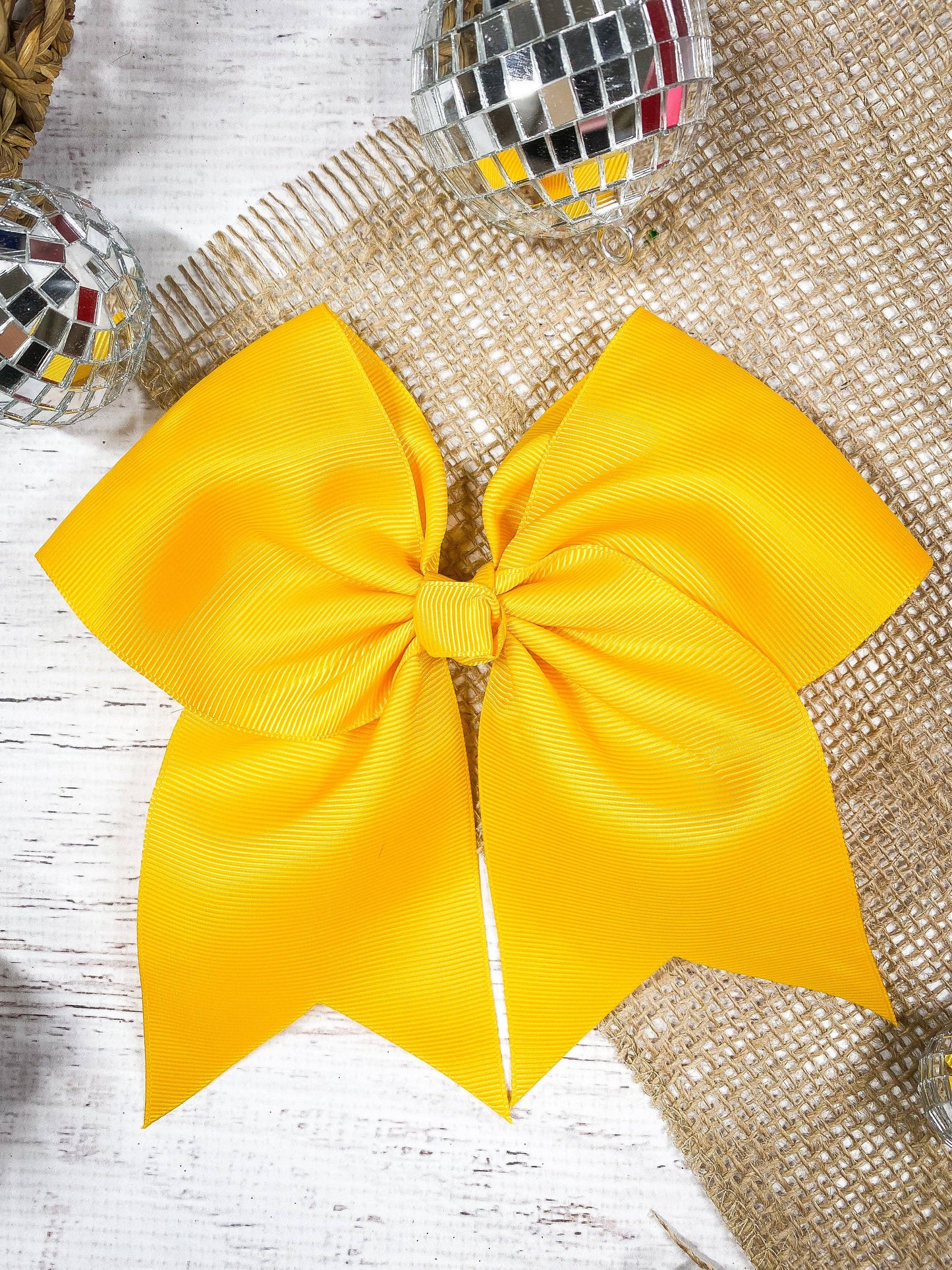 6" Cheer Bow - Alligator Clip - 15 Colors - Dance Team Bows