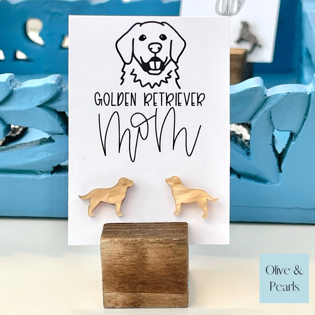 Golden Retriever Earrings