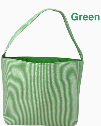 Seersucker Easter Basket