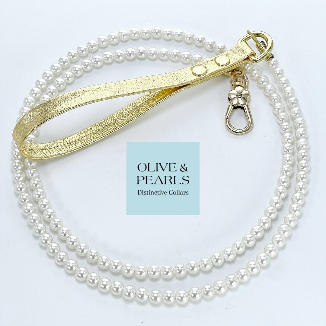 The "Milla" Pearl Dog Leash