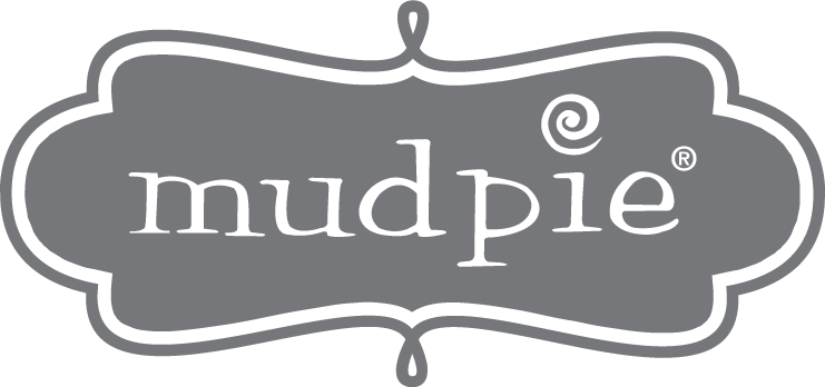 Blue Seersucker Scallop Bib