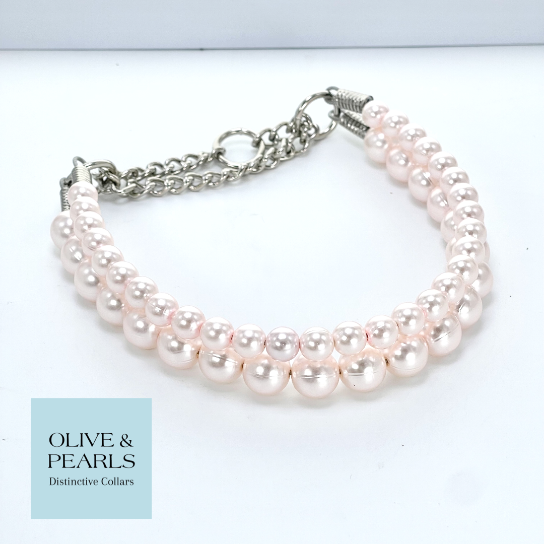 The "Priscilla" Pearl Dog Collar