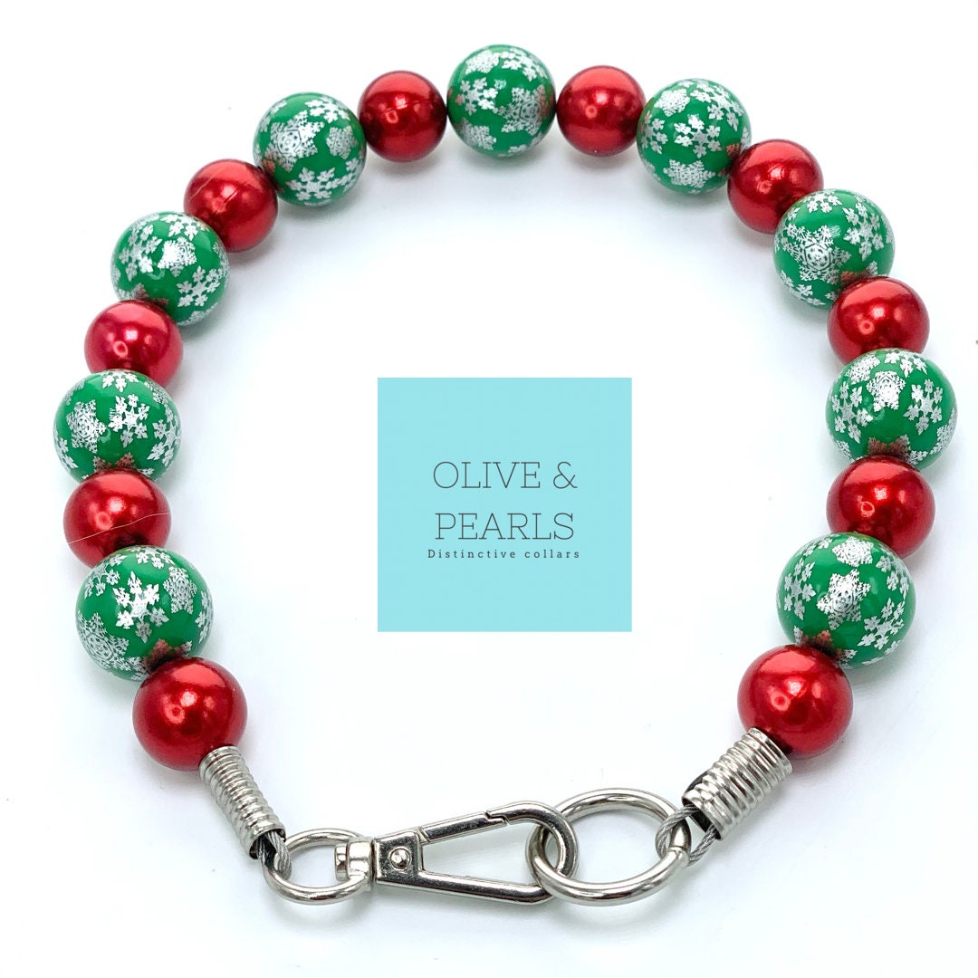 The "Blitzen" Christmas Dog Collar